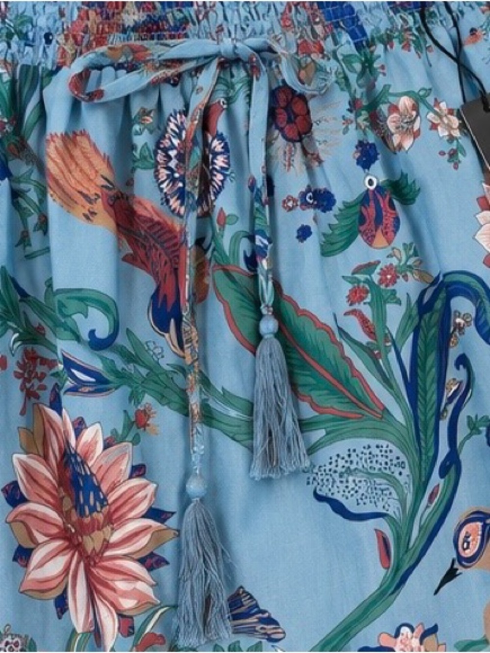 NWT T Tahari Floral Midi Skirt โ Size S | Elastic Waist | Adjustable ๐๐ธ - Picture 10 of 12